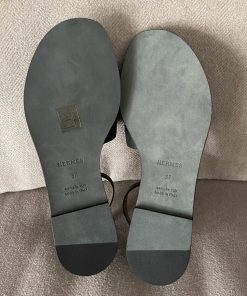 Alternative view of Hermes Santorini Sandal Black